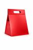 Pudełko  Prezentowe M Trójkąt Torba Czerwona