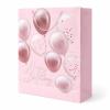 Torba prezentowa urodzinowa rożowa balony XXXXL