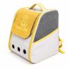 Transporter plecak dla zwierząt żółty HELLO CAT