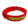 Obroża POLICE DOG czerwona 