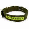 Obroża POLICE DOG zielona