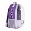 Transporter plecak przezroczysty fioletowy