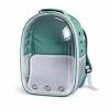 Transporter plecak przezroczysty zielony