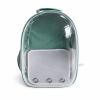Transporter plecak przezroczysty zielony