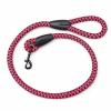 Obrazek dla: Smycz dla zwierząt 1,8 x 120 cm róż czarny