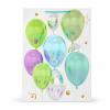 Obrazek dla: Torba prezentowa balony zielone 55x43x15 XL