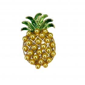 Broszka przypinka ananas 