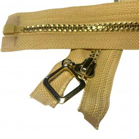 Zamek 90 cm dekoracyjny beżowy + złoto 