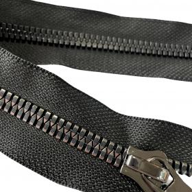 Obrazek 2 dla: Zamek kostka srebrno czarna 60 cm