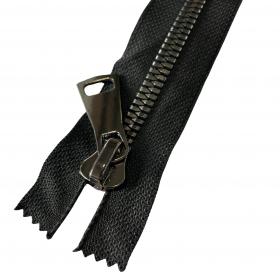 Zamek kostka srebrno czarna 16 cm