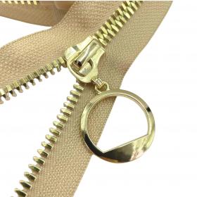 Obrazek dla: Zamek 40 cm  cm beżowy z ozdobnym kółkiem