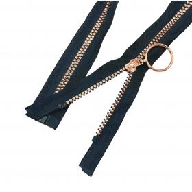 Zamek 50 cm diament różowe złoto 