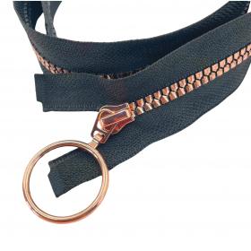 Zamek 50 cm diament różowe złoto 