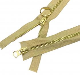 Zamek 90 (2) cm beżowy z ozdobnym kółkiem