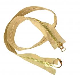 Zamek 90 (2) cm beżowy z ozdobnym kółkiem