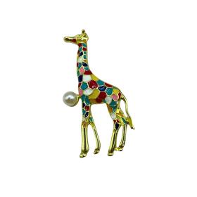 Broszka żyrafa