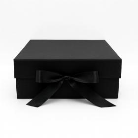 Pudełko prezentowe czarne na magnes S