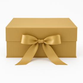 Beżowe pudełko prezentowe S