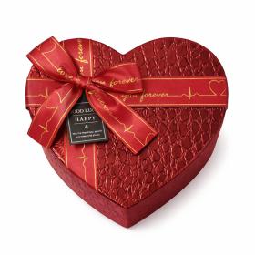 Pudełko serce PREMIUM czerwone zestaw 3 szt.