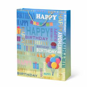 Torba prezentowa HAPPY BIRTHDAY multikolor XXXXL