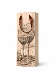 Obrazek dla: Torba na wino 2 kieliszki