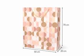 Obrazek 2 dla: Torba prezentowa urodzinowa XXXXL koła