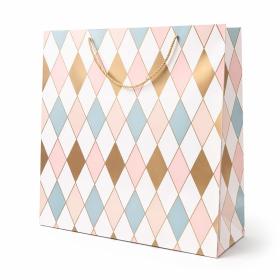 Obrazek 2 dla: Torba prezentowa urodzinowa XXXXL romb