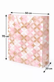 Obrazek 2 dla: Torba prezentowa urodzinowa XXXXL rozeta