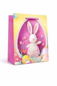Torba prezentowa królik w sukience WIELKANOC