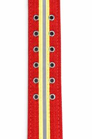 Obrazek 2 dla: Obroża z odblaskiem 5 cm czerwona