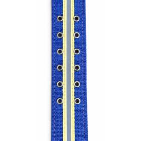 Obrazek 2 dla: Obroża z odblaskiem 5 cm niebieska