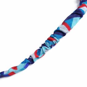 Obrazek 2 dla: Smycz z obrożą zieleń fiolet czerwień