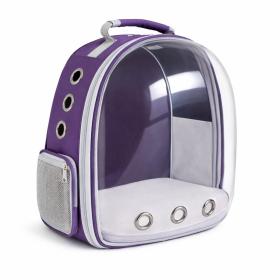 Obrazek dla: Transporter plecak przezroczysty fioletowy