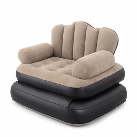 Obrazek 2 dla: Dmuchany fotel rozkładany beżowy