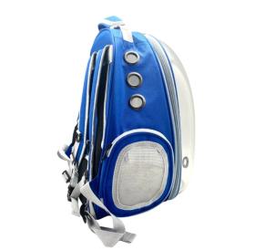 Obrazek 2 dla: Transporter plecak przezroczysty niebieski