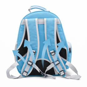 Obrazek 2 dla: Transporter plecak przezroczysty turkus