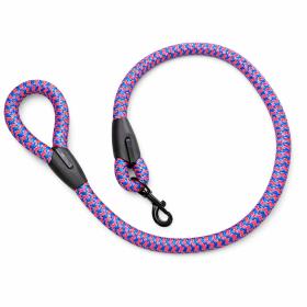 Obrazek dla: Smycz dla zwierząt 1,8 x 120 cm róż błękit