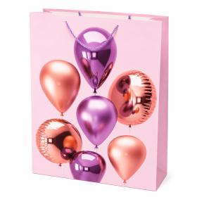 Obrazek dla: Torba prezentowa balony fioletowe XXXL