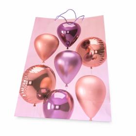 Obrazek 2 dla: Torba prezentowa balony fioletowe XXXL