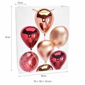 Obrazek 2 dla: Torba prezentowa balony czerwone  XXXL