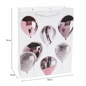 Obrazek 2 dla: Torba prezentowa balony metaliczne XXXL