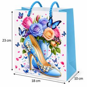Obrazek 2 dla: Torba prezentowa glamour kobieta 3D