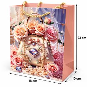 Obrazek 2 dla: Torba prezentowa glamour kobieta 3D