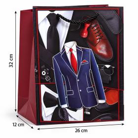 Obrazek 2 dla: Torba prezentowa męska 3D elegancka